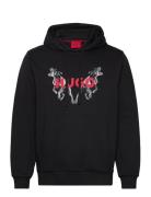 Dueleyo Tops Sweatshirts & Hoodies Hoodies Black HUGO