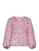 Tnmarla L_S Top Tops Blouses & Tunics Pink The New