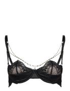 Half-Padded Cup Underwired Bra Belladonna Lingerie Bras & Tops Balc Tte Bras Black Hunkemöller