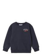 Nmmnathan Ls Nreg Swe Bru Tops Sweatshirts & Hoodies Sweatshirts Navy Name It