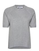 Srmarla Ss O-Neck Tops Knitwear Jumpers Grey Soft Rebels