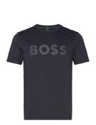 Tee Active Sport Men Sports Clothes Sport Tops Sport T-Skjorte Navy BOSS