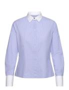 C_Barbyna Tops Shirts Long-sleeved Blue BOSS