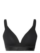 Triangle Padded Bea Lingerie Bras & Tops Soft Bras Non Wired Bras Black BOSS