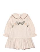 Nbfsafron Ls Body Dress Lil Dresses & Skirts Dresses Casual Dresses Long-sleeved Casual Dresses Beige Lil'Atelier