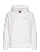 Tjw Reg S Flag Hoodie Tops Sweatshirts & Hoodies Hoodies White Tommy Jeans