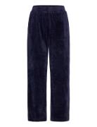 Velours Pyjama Pants Pyjamasbukser Hyggebukser Navy Hunkemöller