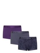 Core Minishorts 3P Night & Underwear Underwear Underpants Purple Björn Borg