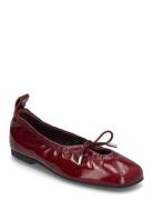 Rosalind Onix Burgundy Leather Ballet Flats Ballerinasko Ballerinaer Burgundy ALOHAS