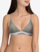 Unlined Triangle Lingerie Bras & Tops Soft Bras Bralette Grey Calvin Klein