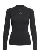 Lorena Top Ls Sport Women Sport Clothing Sports Tops & T-shirts Sport Long Sleeve Tops Black J. Lindeberg