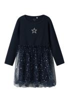 Nmfrarana Ls Dress Pb Dresses & Skirts Dresses Partydresses Navy Name It