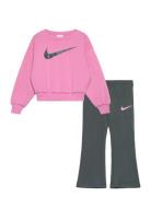 Nike Swoosh Spirit Leggings Set Sets Sweatsuits Pink Nike