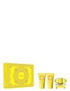 Gift Set Yellow Diamond Edt + Shower Gel + Body Lotion Sæt Bath & Body Nude Versace Fragrance