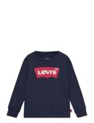 Levi's® Long Sleeve Graphic Tee Shirt Tops T-shirts Long-sleeved T-Skjorte Blue Levi's