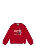 Sweater L/S Tops Sweatshirts & Hoodies Sweatshirts Red United Colors Of Benetton