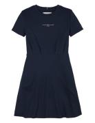 Mini Corp Dress Ss Dresses & Skirts Dresses Casual Dresses Short-sleeved Casual Dresses Navy Tommy Hilfiger