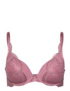 Ruby Padded Underwired Bra Lingerie Bras & Tops Wired Bras Pink Hunkemöller