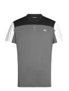 Michael Polo Sport Men Sport Clothing Sport Tops Sport Polos Sport Short-sleeved Polos Grey J. Lindeberg