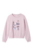 Nkfteka Ls Nreg Sweat Bru Tops Sweatshirts & Hoodies Sweatshirts Pink Name It