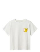 Nkfdyppi Pokemon Ss Rlx Top Noos Sky Tops T-Kortærmet Skjorte White Name It