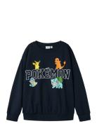 Nkmday Pokemon Nreg Sweat Bru Noos Sky Tops Sweatshirts & Hoodies Sweatshirts Navy Name It