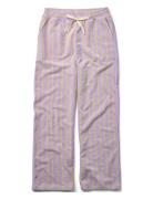 Naram Knitted Pants Pyjamas Nattøj Purple Bongusta