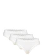 Brief 3 P Em Lace Brazilian Re Lingerie Panties Brazilian Panties White Lindex