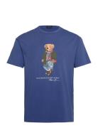 Classic Fit Polo Bear Jersey T-Shirt Tops T-Kortærmet Skjorte Blue Polo Ralph Lauren