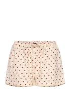 Flannel Pyjamas Shorts Shorts Cream Gina Tricot