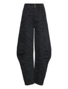 Zebra Twill Cargo Pants Bottoms Jeans Wide Black ROTATE Birger Christensen