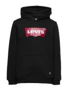 Po-Pull-Over Hoody Tops Sweatshirts & Hoodies Hoodies Black Levi's