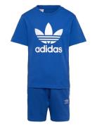 Short Tee Set Sets Sets With Short-sleeved T-shirt Blue Adidas Originals