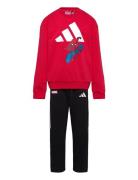 Lk Mrvl Sm Jog Sets Sweatsuits Red Adidas Sportswear