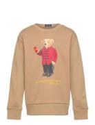 Lunar New Year Polo Bear Sweatshirt Tops Sweatshirts & Hoodies Sweatshirts Beige Ralph Lauren Kids