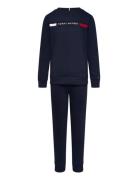 Th Rib Insert Set Sets Sets With Long-sleeved T-shirt Navy Tommy Hilfiger