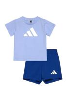 I Bl T-Set 160 Sets Sets With Short-sleeved T-shirt Blue Adidas Sportswear