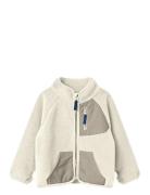 Nmmbuster Nreg Teddy Card Outerwear Fleece Outerwear Fleece Jackets Cream Name It