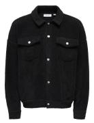 Onsdeacon Rlx Sherpa Overshirt Sweat Vd Tops Overshirts Black ONLY & SONS