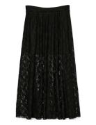 Vmnelda Hw Long Lace Skirt Jrs Exp Skirts Maxi Skirts Black Vero Moda