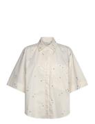 Cmrhine-Shirt Tops Shirts Short-sleeved Cream Copenhagen Muse