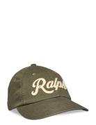 Herringb Ball Cap Accessories Headwear Caps Khaki Green Polo Ralph Lauren