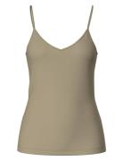 Pcsirene Singlet Jrs Noos Tops T-shirts & Tops Sleeveless Khaki Green Pieces