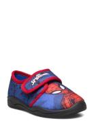 Spiderman House Shoe Slippers Hjemmesko Blue Leomil