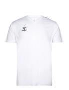 Hmlauthentic Pl Jersey S/S Sport Men Men Sports Clothes Sport Tops Sport T-Skjorte White Hummel