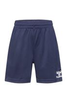 Hmlauthentic Pl Shorts Kids Bottoms Shorts Sport Shorts Navy Hummel