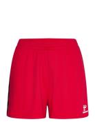 Hmlauthentic Pl Shorts Woman Sport Women Sport Clothing Sport Shorts Sport Training Shorts Red Hummel