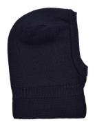 Balaclava Wool Knit Windstop Accessories Headwear Balaclava Navy Huttelihut