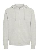 Bhbrody Sweatshirt Zipp Hood Tops Sweatshirts & Hoodies Hoodies Grey Blend