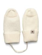 Mittens Wool Knit Accessories Gloves & Mittens Mittens White Huttelihut